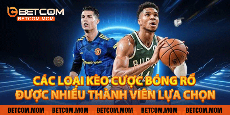 Các loại kèo cược bóng rổ được nhiều thành viên lựa chọn
